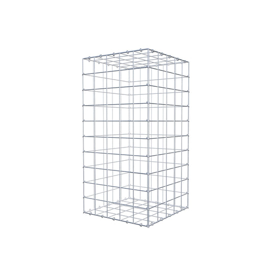 Gabion 100 cm x 50 cm x 50 cm (L x H x D), maskestørrelse 10 cm x 10 cm, C-ring