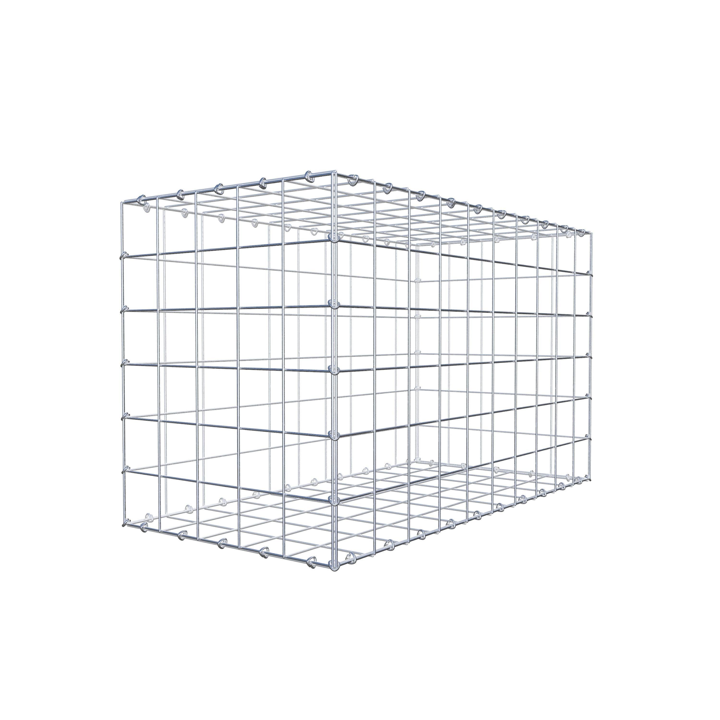 Gabião 100 cm x 60 cm x 50 cm (C x A x P), malhagem 10 cm x 10 cm, anel C