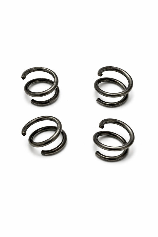 Set of 20 galvanized spiral rings - stable connection for gabions & wire mesh