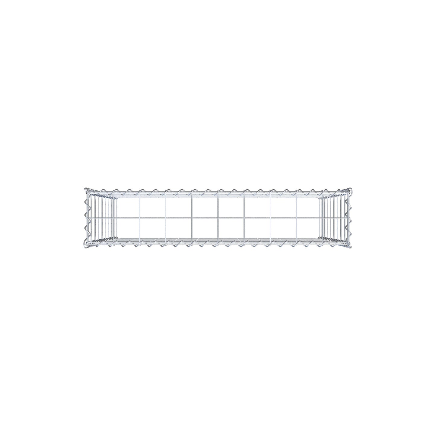 Gabbione aggiuntivo tipo 3 100 cm x 90 cm x 20 cm (L x H x P), maglia 10 cm x 10 cm, spirale