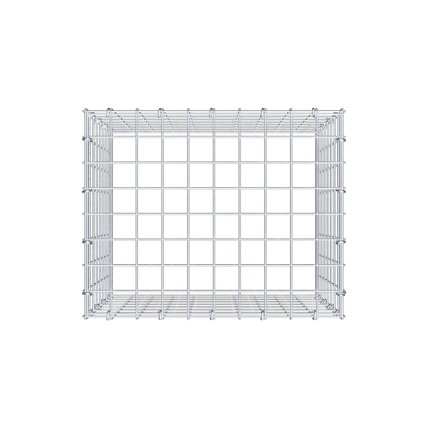 Fourche rapportée type 3 50 cm x 40 cm x 40 cm (L x H x P), mailles 5 cm x 5 cm, anneau C