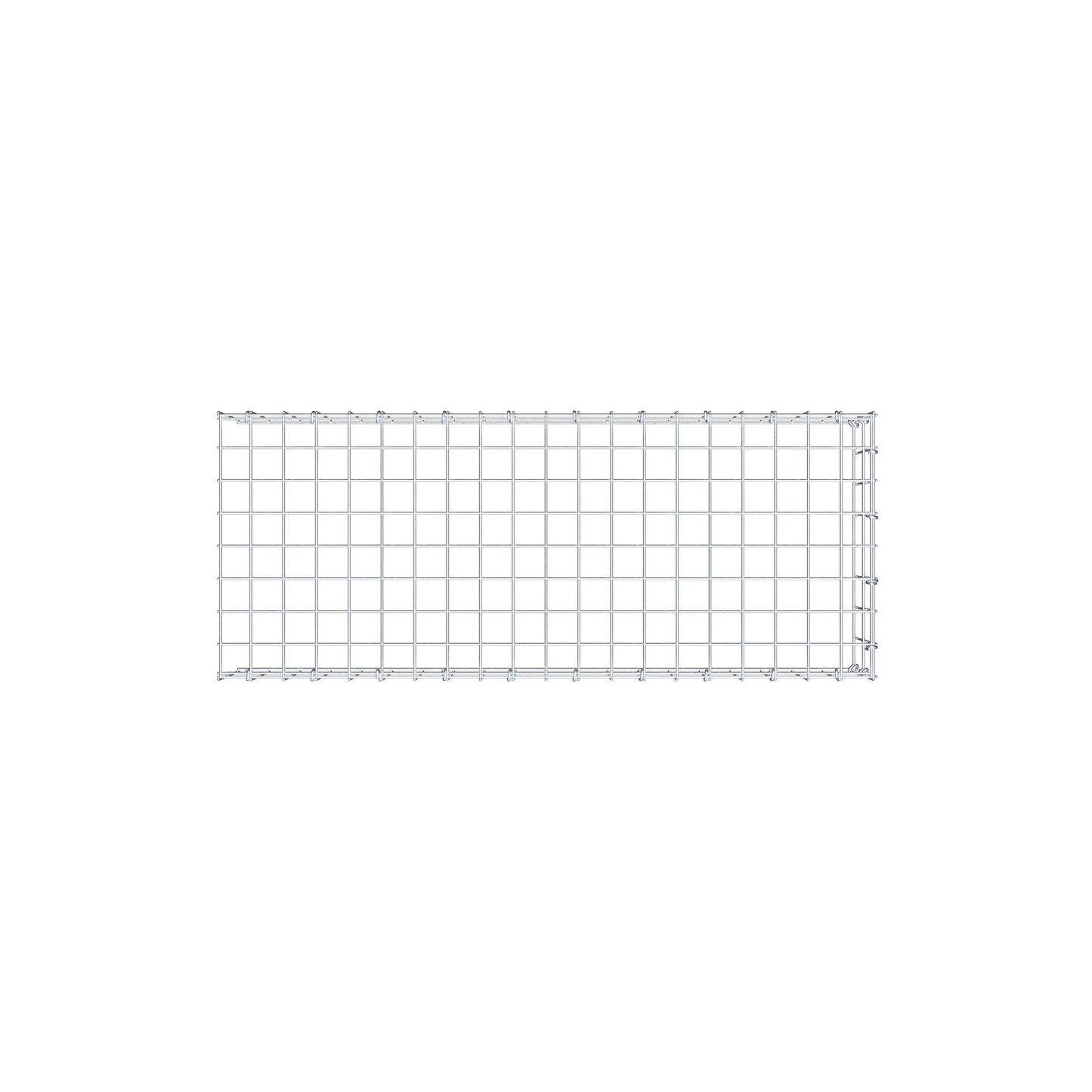 Pile aggiuntivo tipo 4 100 cm x 20 cm x 40 cm (L x H x P), maglia 5 cm x 10 cm, anello a C