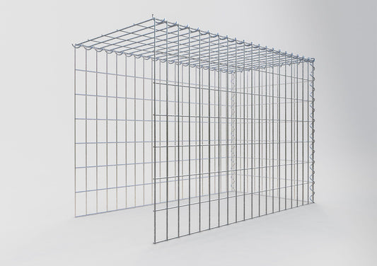 Gabião tipo 4 100 cm x 70 cm x 50 cm (C x A x P), malhagem 5 cm x 10 cm, espiral