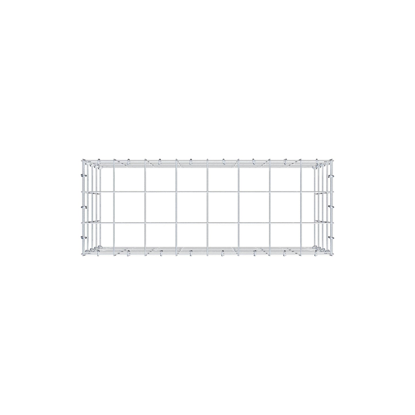 Pila adicional tipo 3 80 cm x 40 cm x 30 cm (L x A x P), malla 10 cm x 10 cm, anillo en C