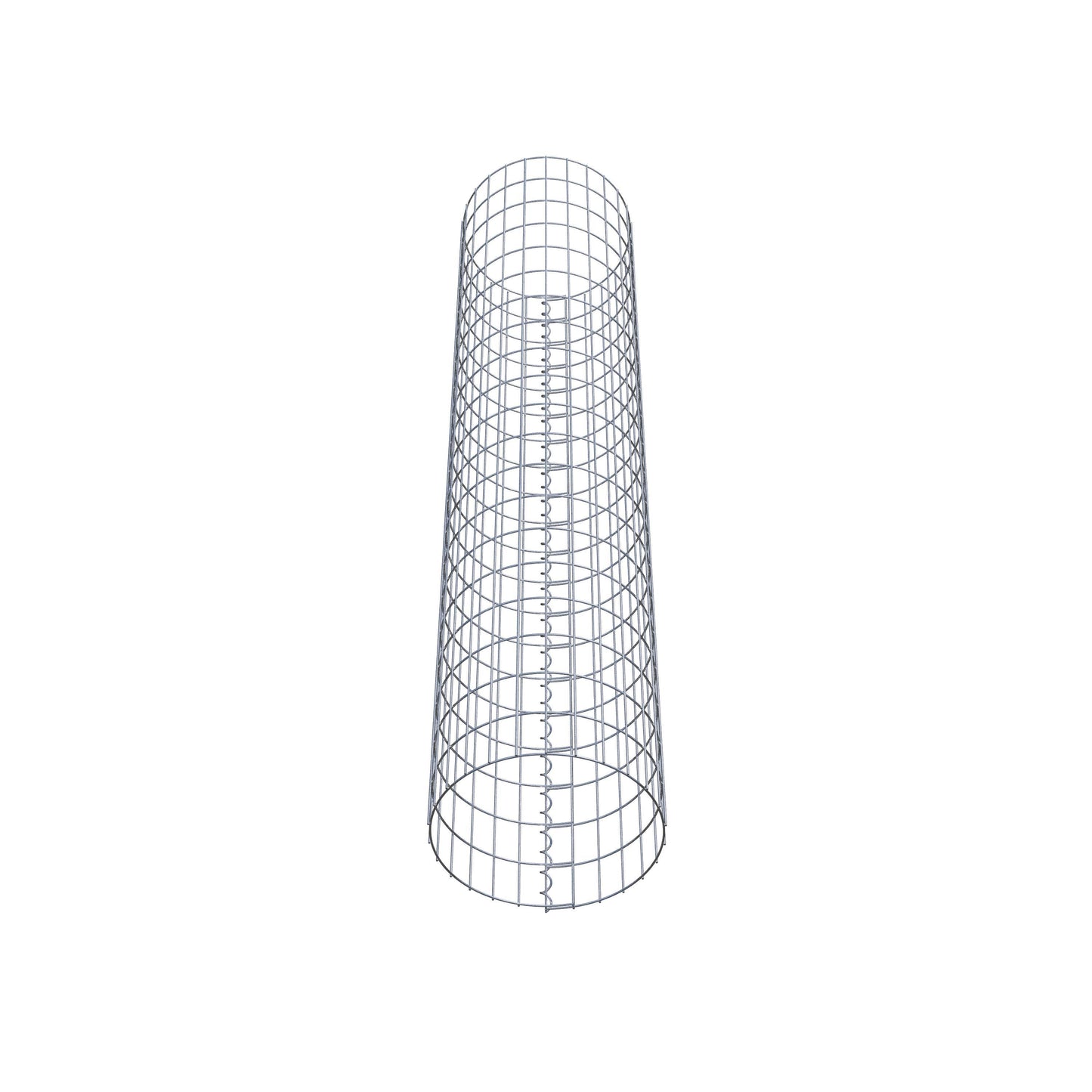 Gabionensäule rund 42 cm Durchmesser, 200 cm Höhe, Maschenweite 5 cm x 10 cm
