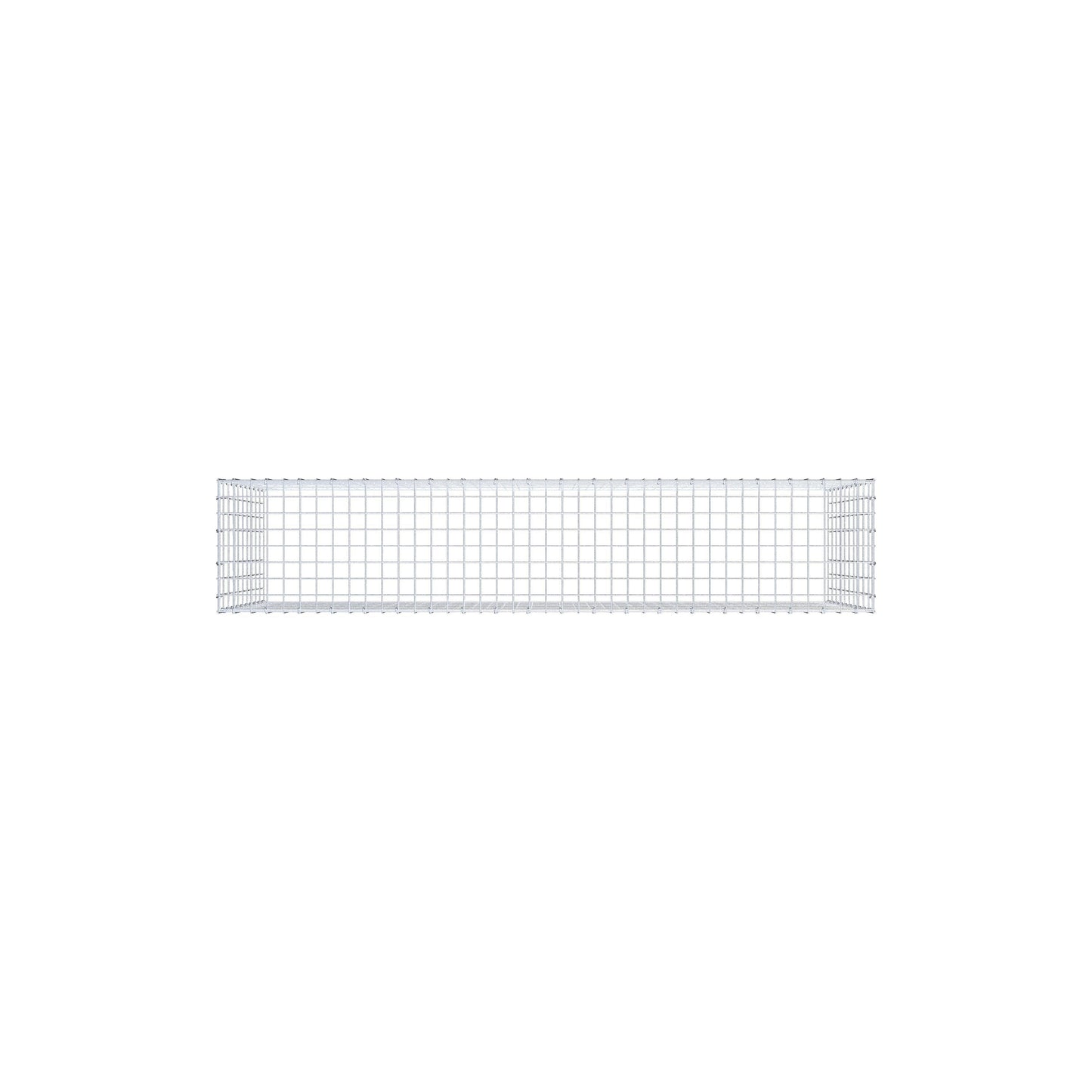 Monteret gabion type 3 200 cm x 100 cm x 40 cm (L x H x D), maskestørrelse 5 cm x 10 cm, C-ring