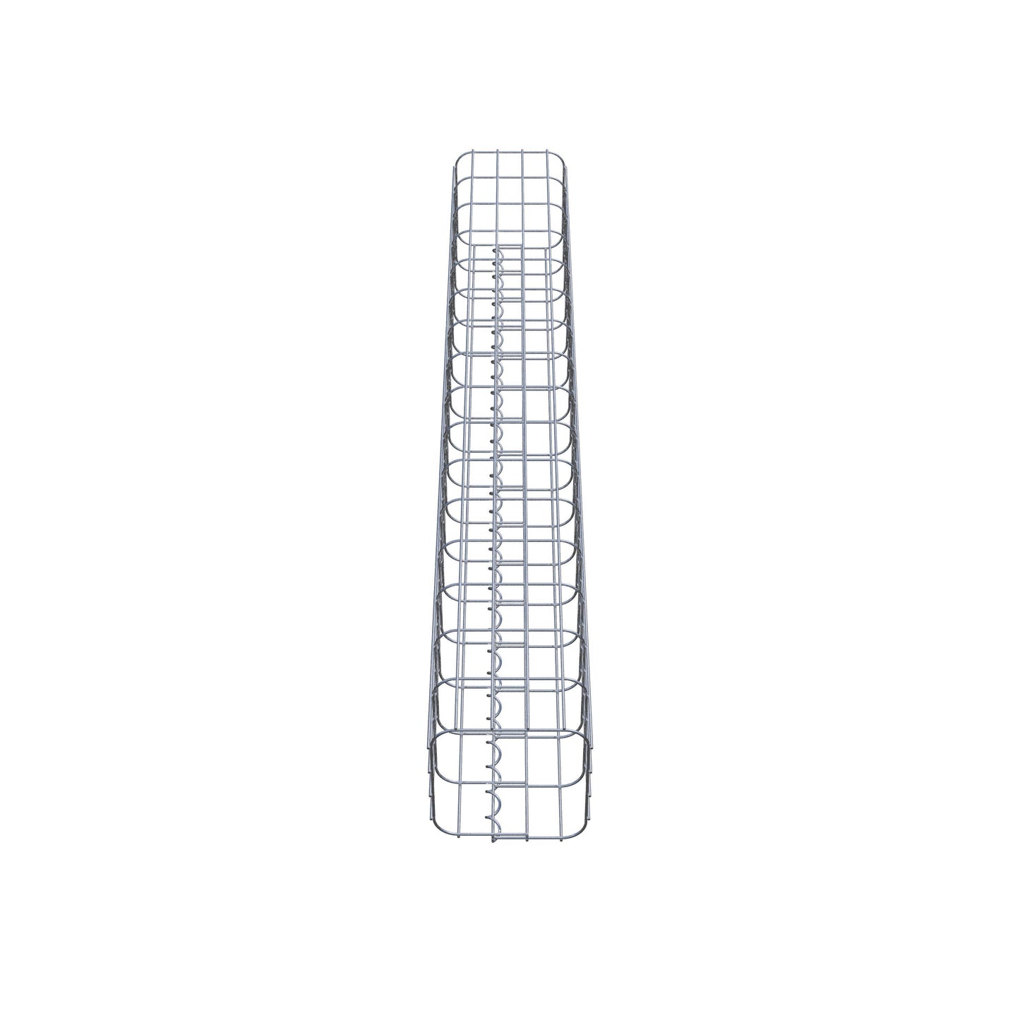 Gabionensäule eckig 22 cm x 22 cm, 160 cm Höhe, MW 5 cm x 10 cm