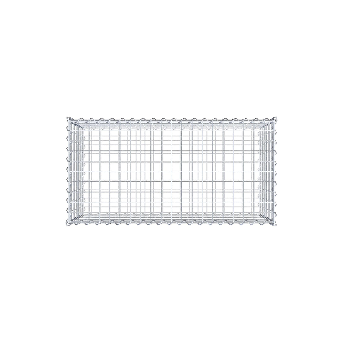 Set di 2 gabbioni 100 cm x 50 cm x 50 cm (L x H x P), maglia 5 x 5 cm, a spirale
