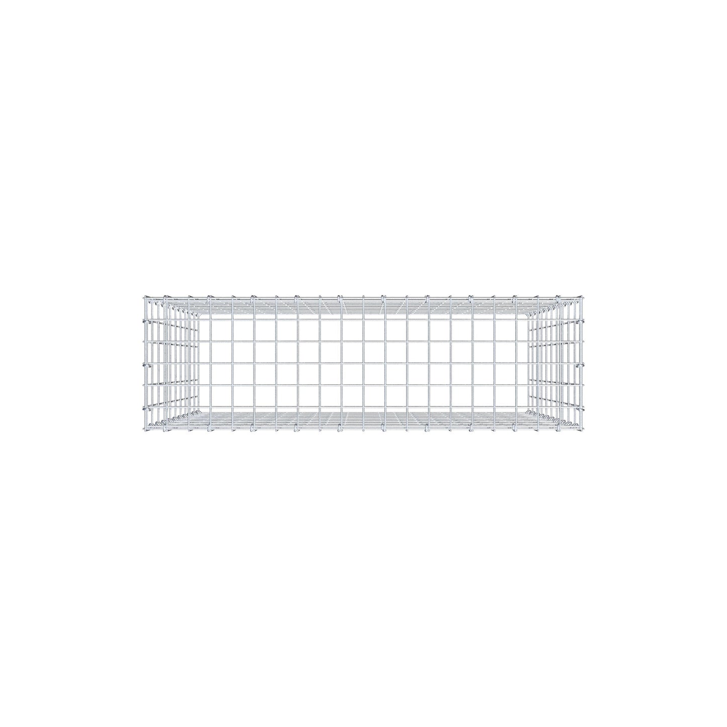 Type 3 oplegkorf 100 cm x 100 cm x 30 cm (L x H x D), maaswijdte 5 cm x 10 cm, C-ring