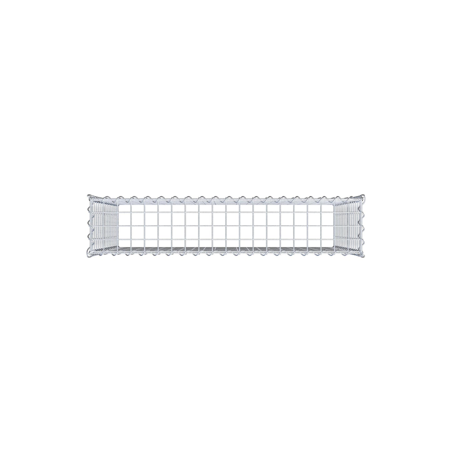 Extra gabion typ 3 100 cm x 80 cm x 20 cm (L x H x D), maskstorlek 5 cm x 5 cm, spiral