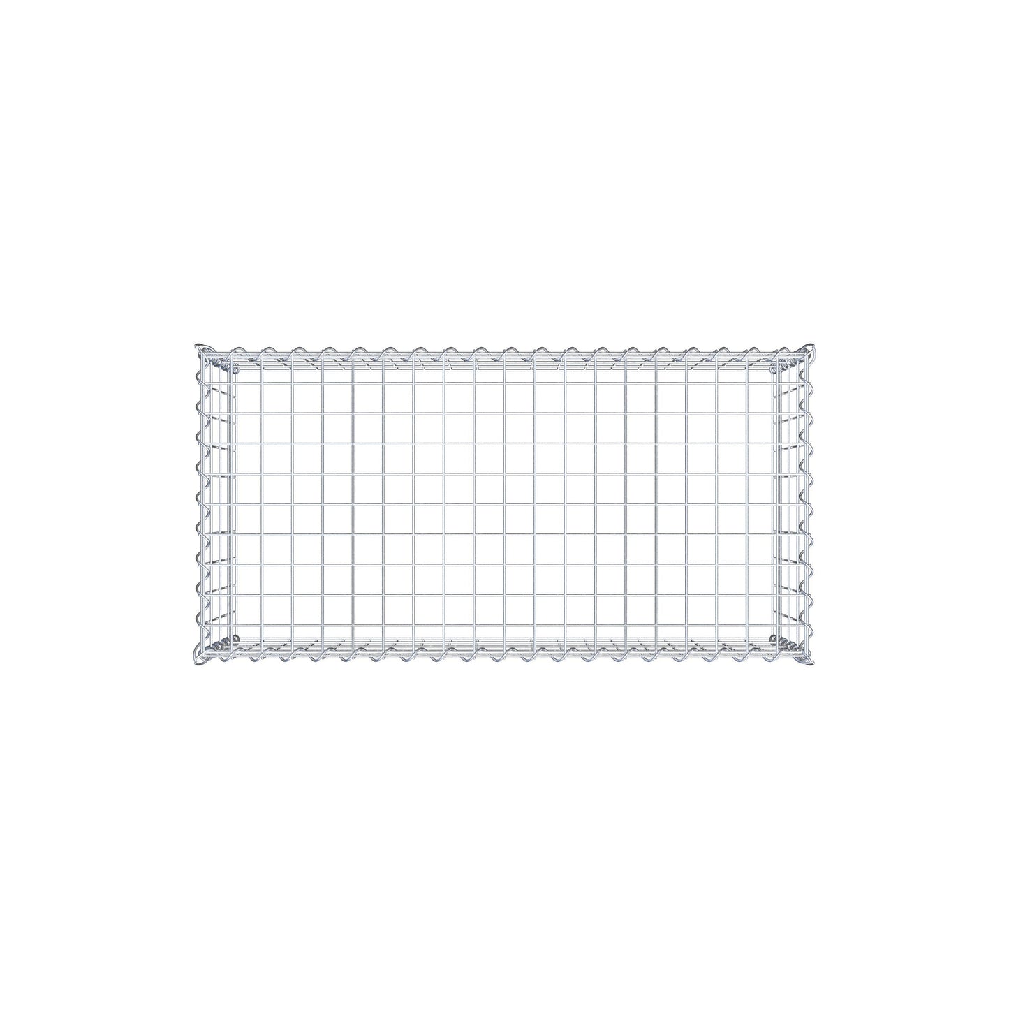 Gabião tipo 3 100 cm x 40 cm x 50 cm (C x A x P), malhagem 5 cm x 10 cm, espiral