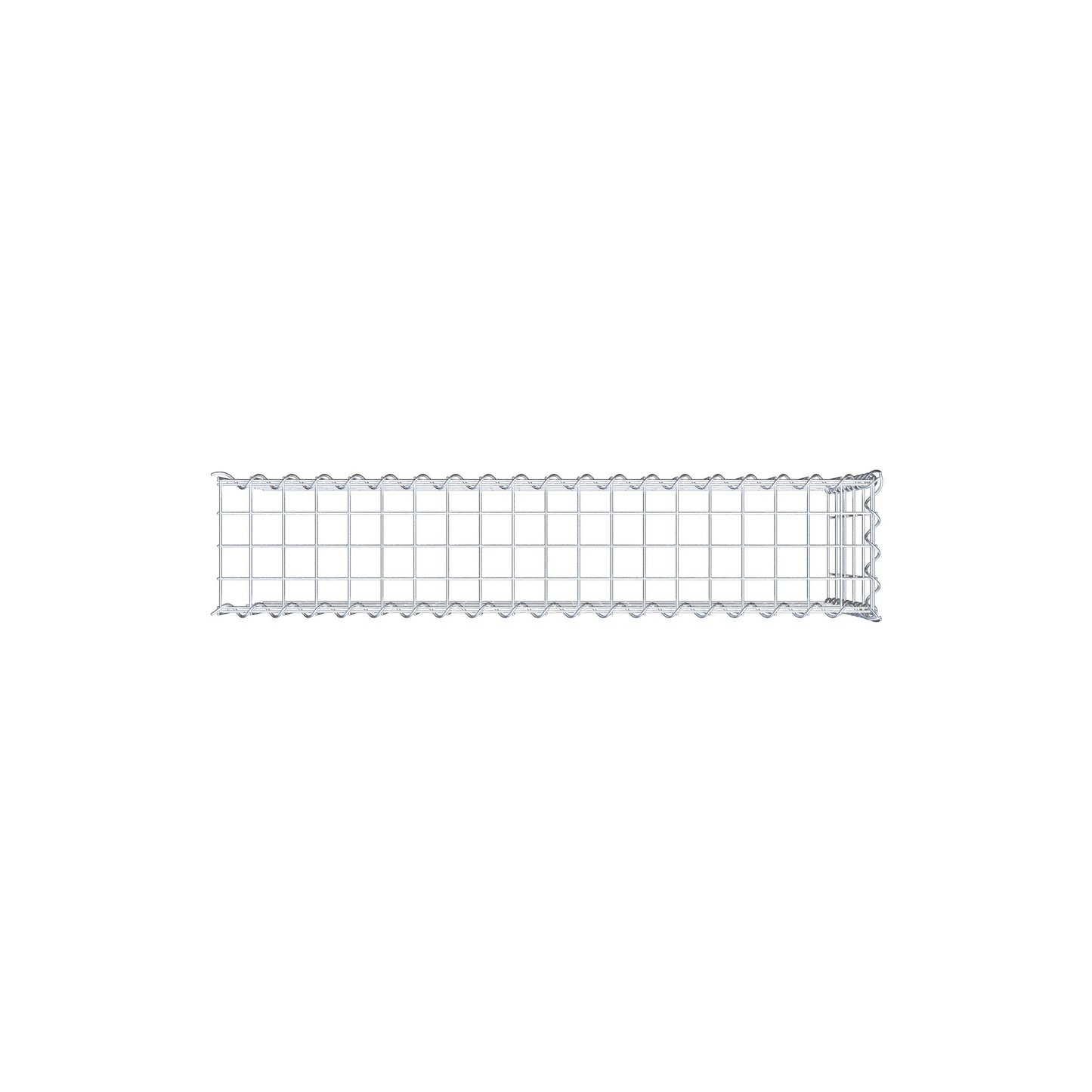 Gavión adicional tipo 4 100 cm x 50 cm x 20 cm (L x A x P), malla 5 cm x 10 cm, en espiral