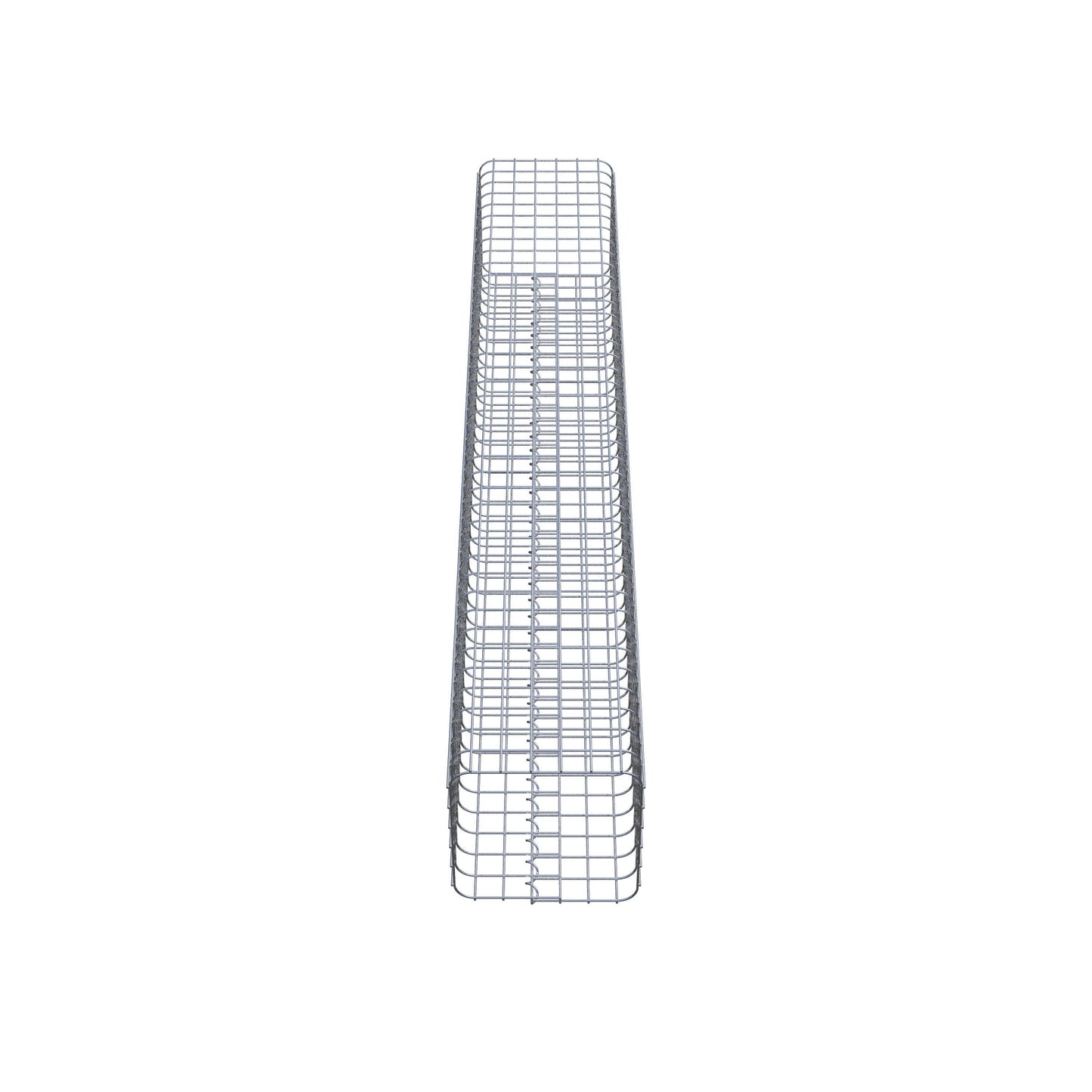 Colonna di gabbioni angolare 32 cm x 32 cm, altezza 200 cm, MW 5 cm x 5 cm