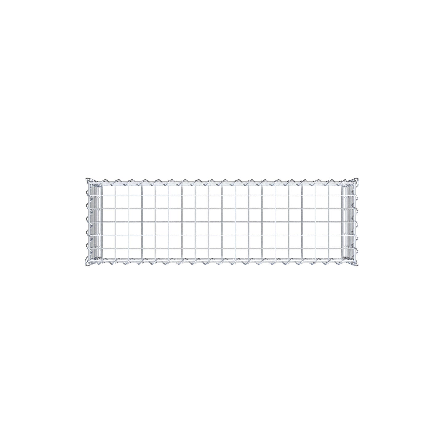 Grown-on gabion type 3 100 cm x 30 cm x 30 cm (L x H x D), mesh size 5 cm x 5 cm, spiral