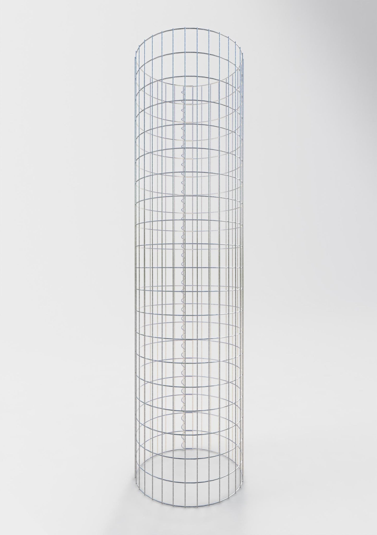 Gabionensäule rund 52 cm Durchmesser, 200 cm Höhe, Maschenweite 5 cm x 10 cm