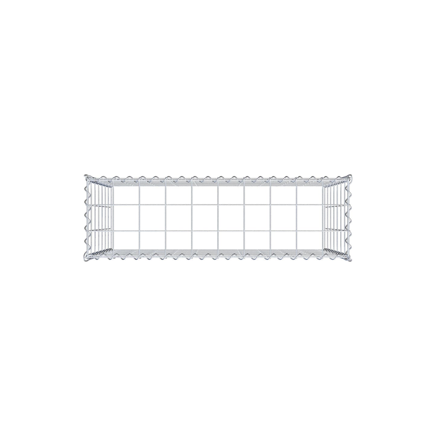 Gabião tipo 3 100 cm x 70 cm x 30 cm (C x A x P), malhagem 10 cm x 10 cm, espiral