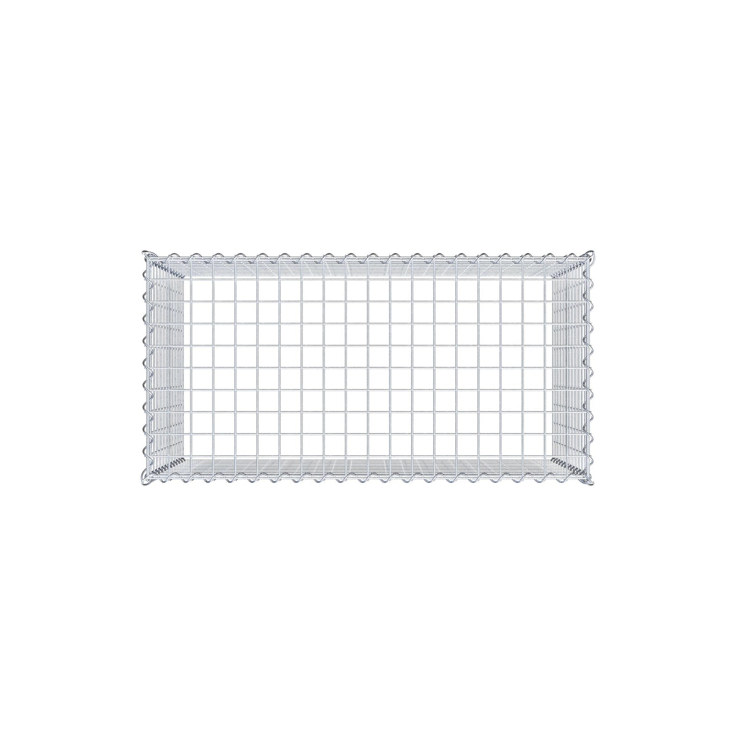 Gabbione aggiuntivo tipo 3 100 cm x 60 cm x 50 cm (L x H x P), maglia 5 cm x 5 cm, a spirale