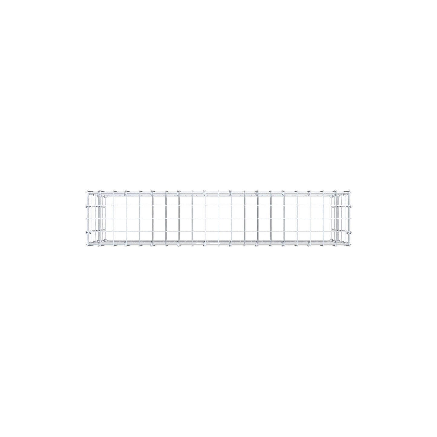 Type 3 oplegkorf 100 cm x 50 cm x 20 cm (L x H x D), maaswijdte 5 cm x 10 cm, C-ring