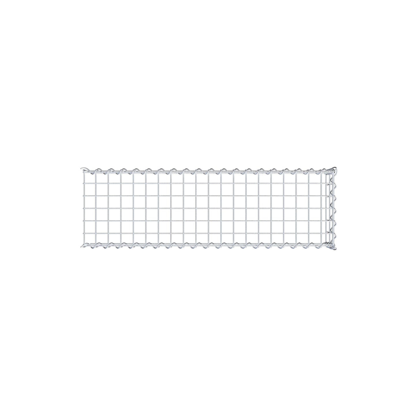 Gabião tipo 4 100 cm x 20 cm x 30 cm (C x A x P), malhagem 5 cm x 10 cm, espiral