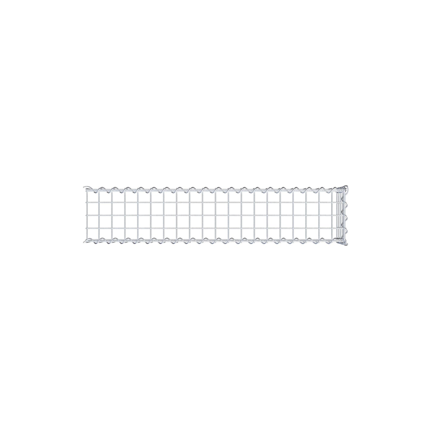 Extra gabion typ 4 100 cm x 20 cm x 20 cm (L x H x D), maskstorlek 5 cm x 5 cm, spiral