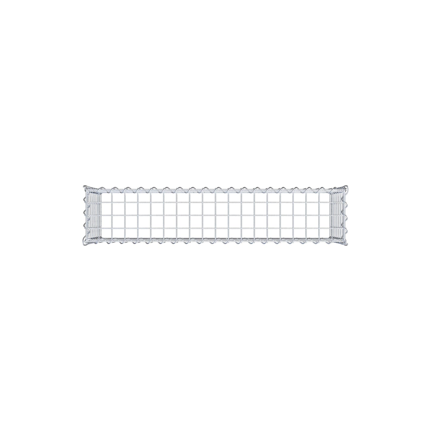 Anbaugabione Typ 3 100 cm x 40 cm x 20 cm (L x H x T), Maschenweite 5 cm x 5 cm, Spirale