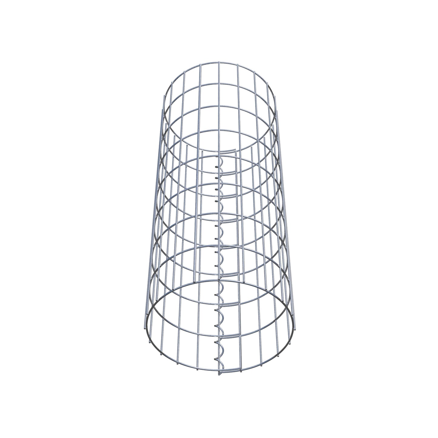 Gabionensäule rund 32 cm Durchmesser, 80 cm Höhe, Maschenweite 5 cm x 10 cm