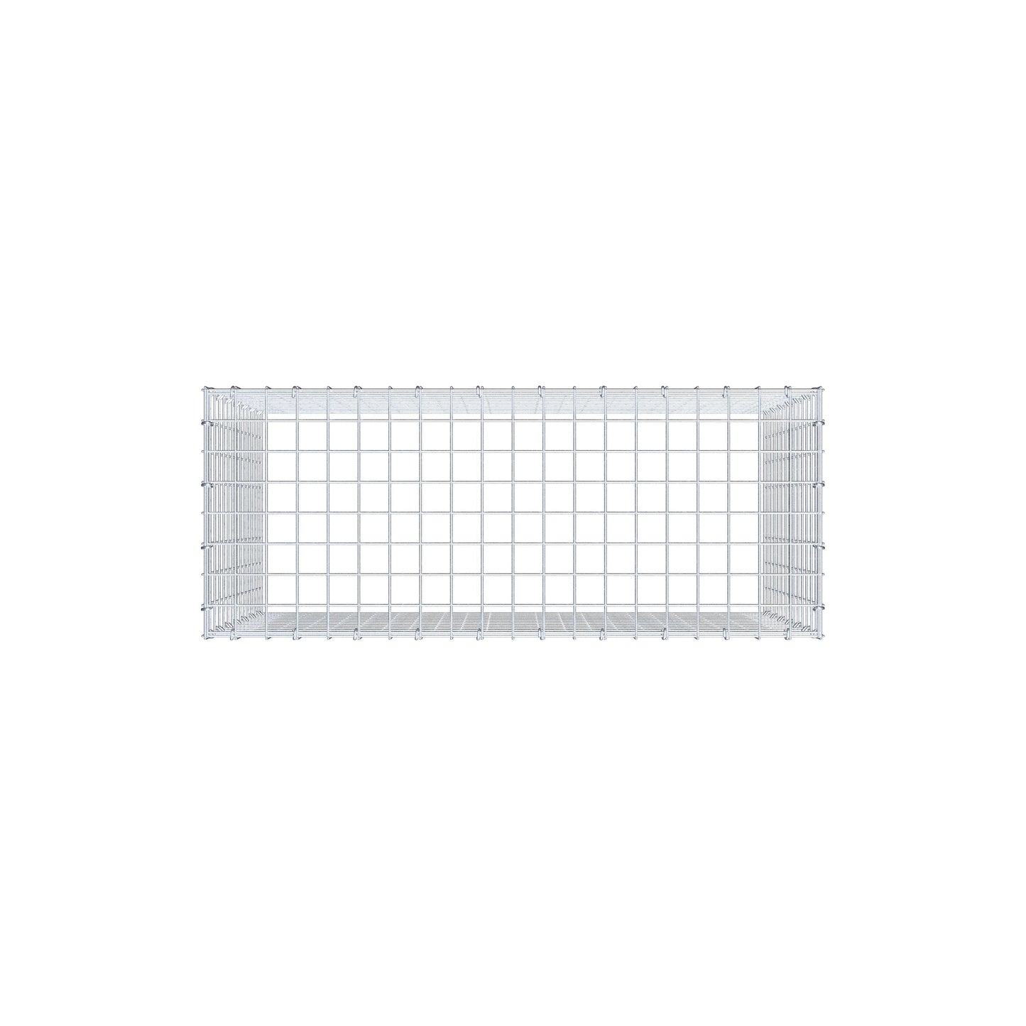 Gabião Tipo 3 100 cm x 70 cm x 40 cm (C x A x P), malhagem 5 cm x 5 cm, anel C