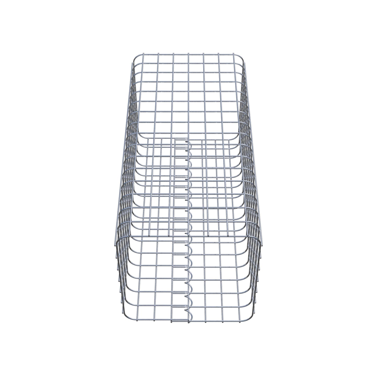 Coluna de gabião quadrada 37 cm x 37 cm, altura 80 cm, PM 5 cm x 5 cm