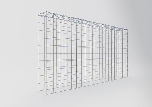 Gabbione aggiuntivo tipo 4 200 cm x 100 cm x 20 cm (L x H x P), maglia 10 cm x 10 cm, spirale