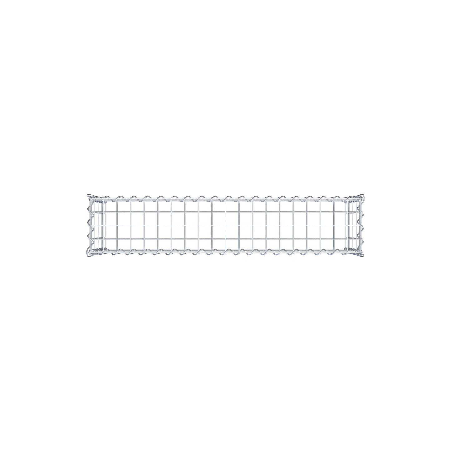 Gabião Tipo 3 100 cm x 40 cm x 20 cm (C x A x P), malhagem 5 cm x 10 cm, espiral