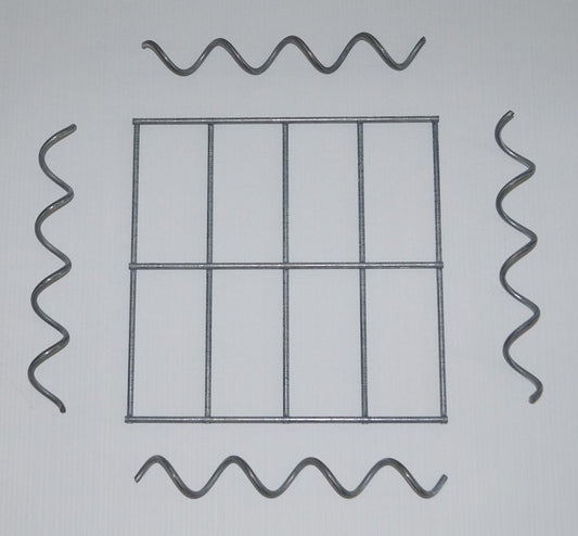 Låg til søjle MW 5 x 10 cm inkl. 4 monteringsspiraler