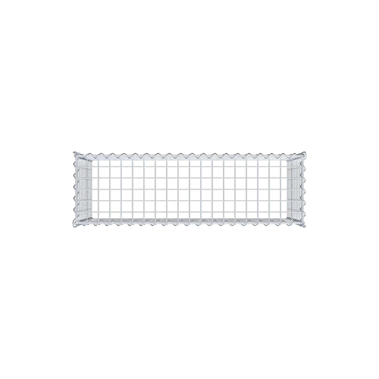 Gabião Tipo 3 100 cm x 50 cm x 30 cm (C x A x P), malhagem 5 cm x 5 cm, espiral