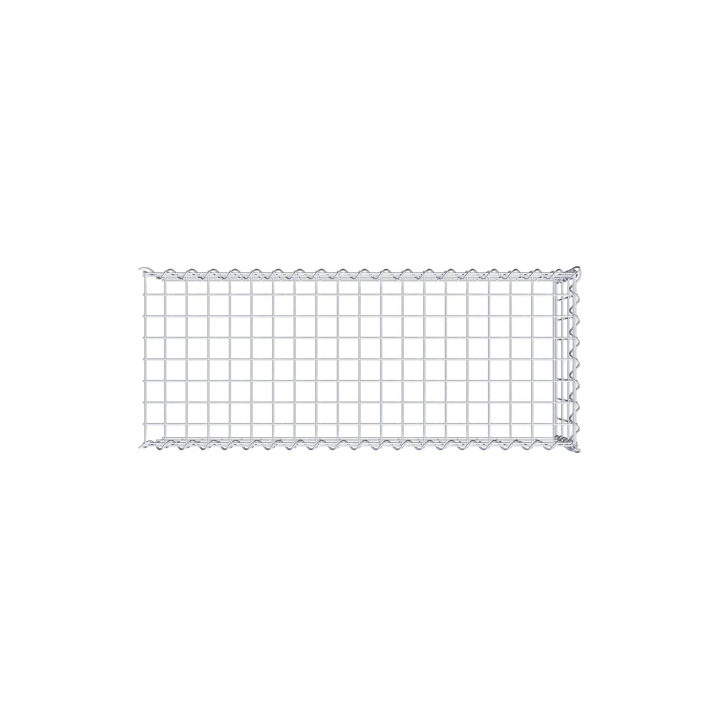Gabião tipo 4 100 cm x 30 cm x 40 cm (C x A x P), malhagem 5 cm x 10 cm, espiral