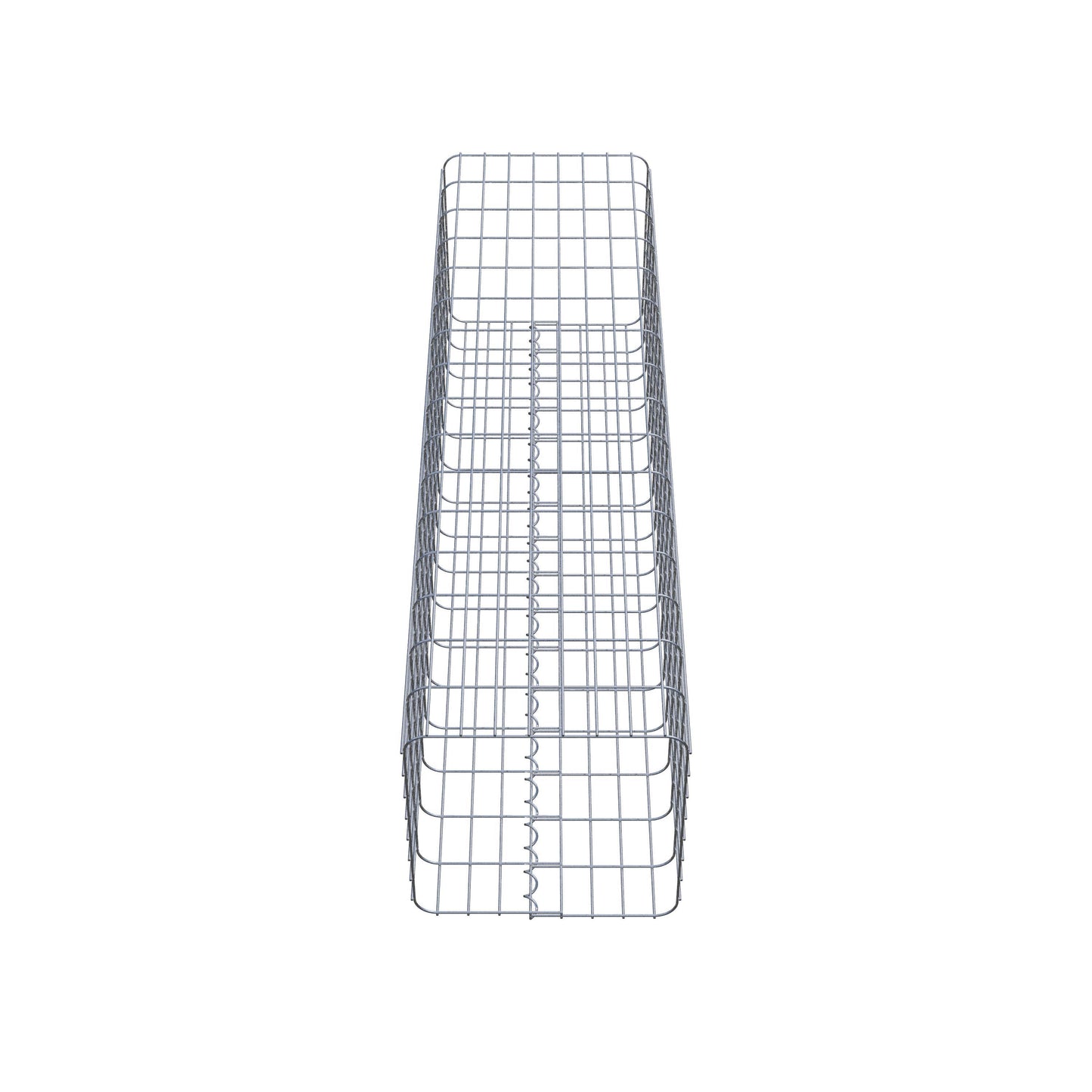 Gabion column square 42 cm x 42 cm, 160 cm height, MW 5 cm x 10 cm
