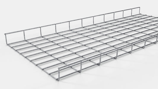 Kabelkanal højde 110 cm, dybde 5 cm, maskestørrelse 5 x 10 cm