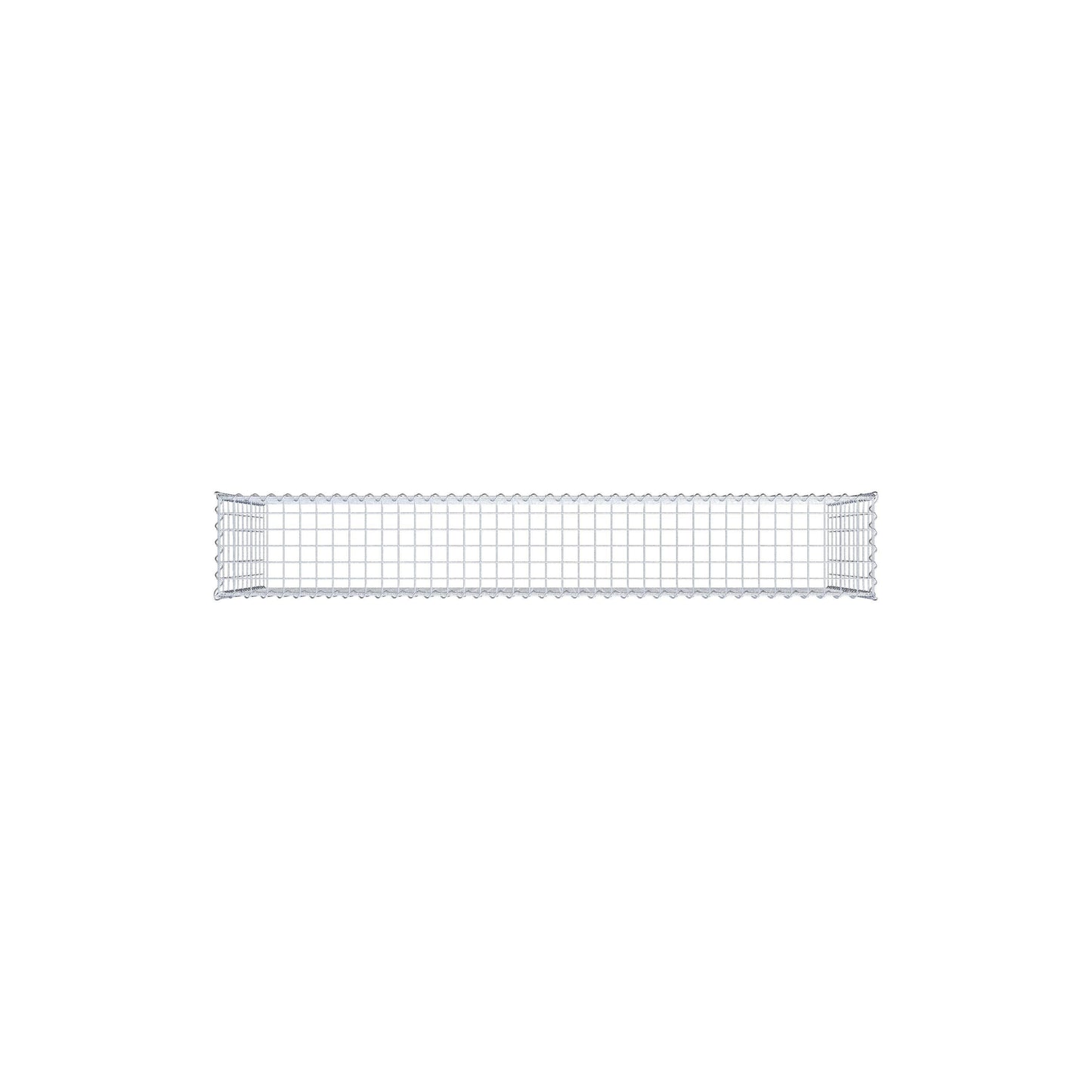 Gabião tipo 3 200 cm x 100 cm x 30 cm (C x A x P), malhagem 5 cm x 10 cm, espiral