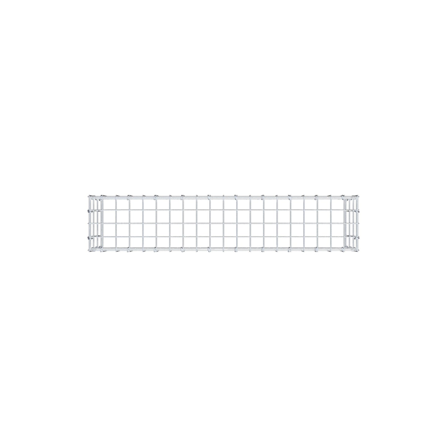 Gabbione aggiuntivo di tipo 3 100 cm x 30 cm x 20 cm (L x H x P), maglia 5 cm x 10 cm, anello a C