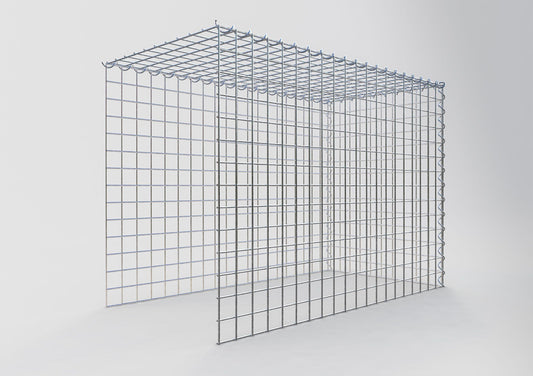 Gabião tipo 4 100 cm x 70 cm x 50 cm (C x A x P), malhagem 5 cm x 5 cm, espiral
