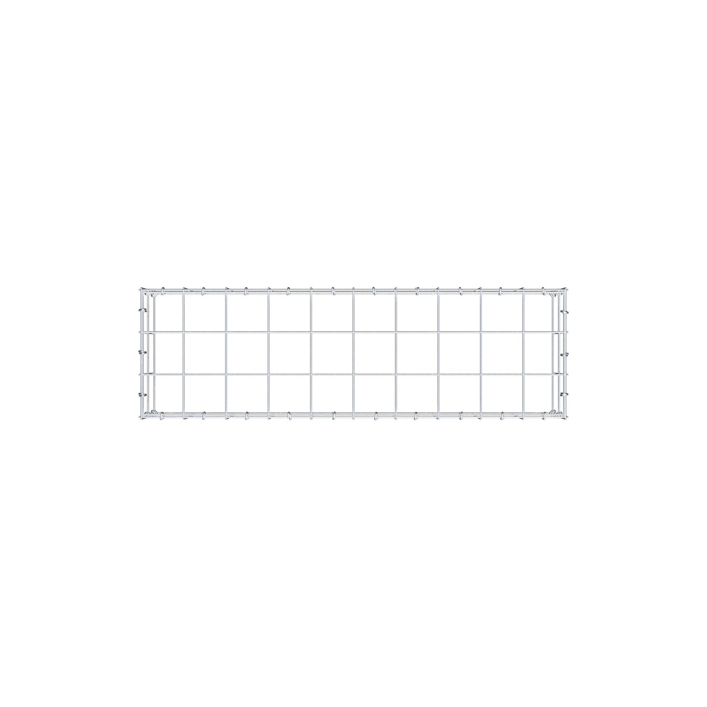 Gabbione aggiuntivo di tipo 3 100 cm x 20 cm x 30 cm (L x H x P), maglia 10 cm x 10 cm, anello a C
