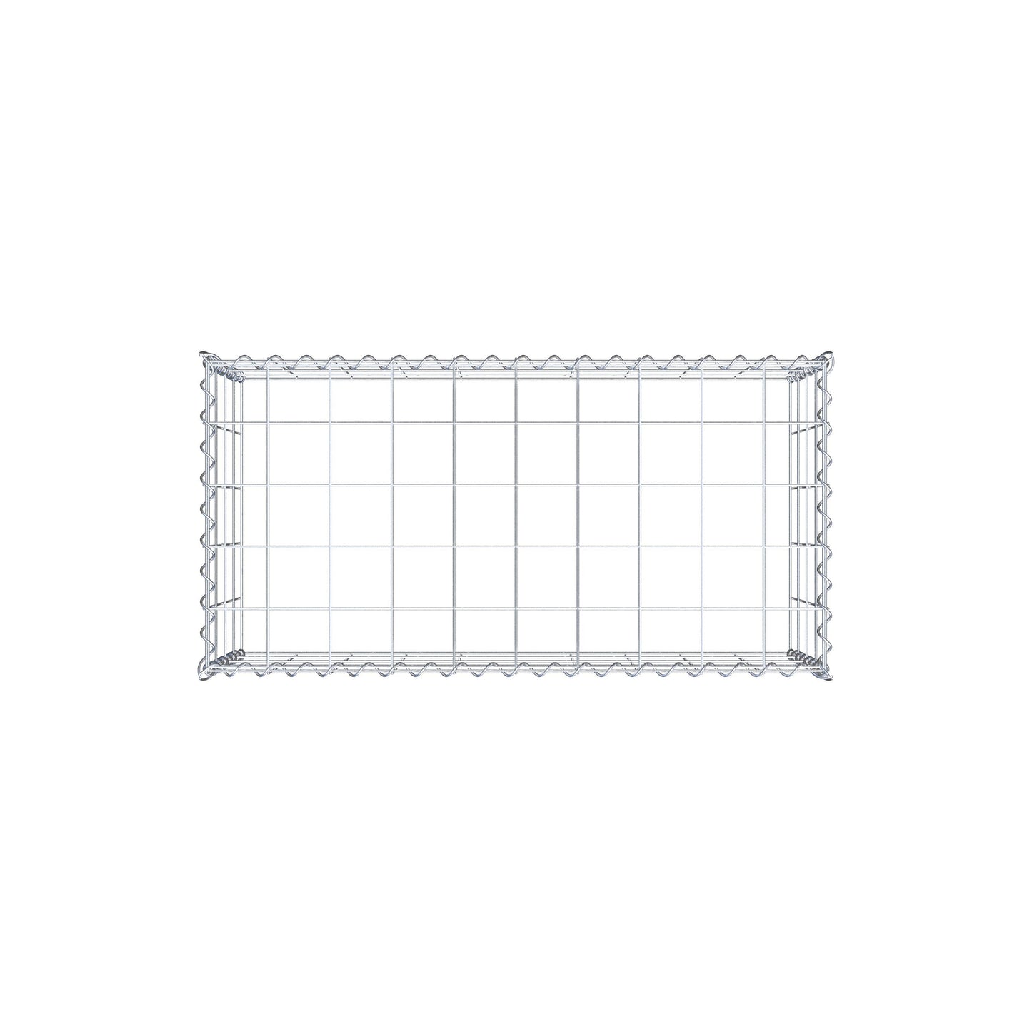 Gabião tipo 3 100 cm x 40 cm x 50 cm (C x A x P), malhagem 10 cm x 10 cm, espiral