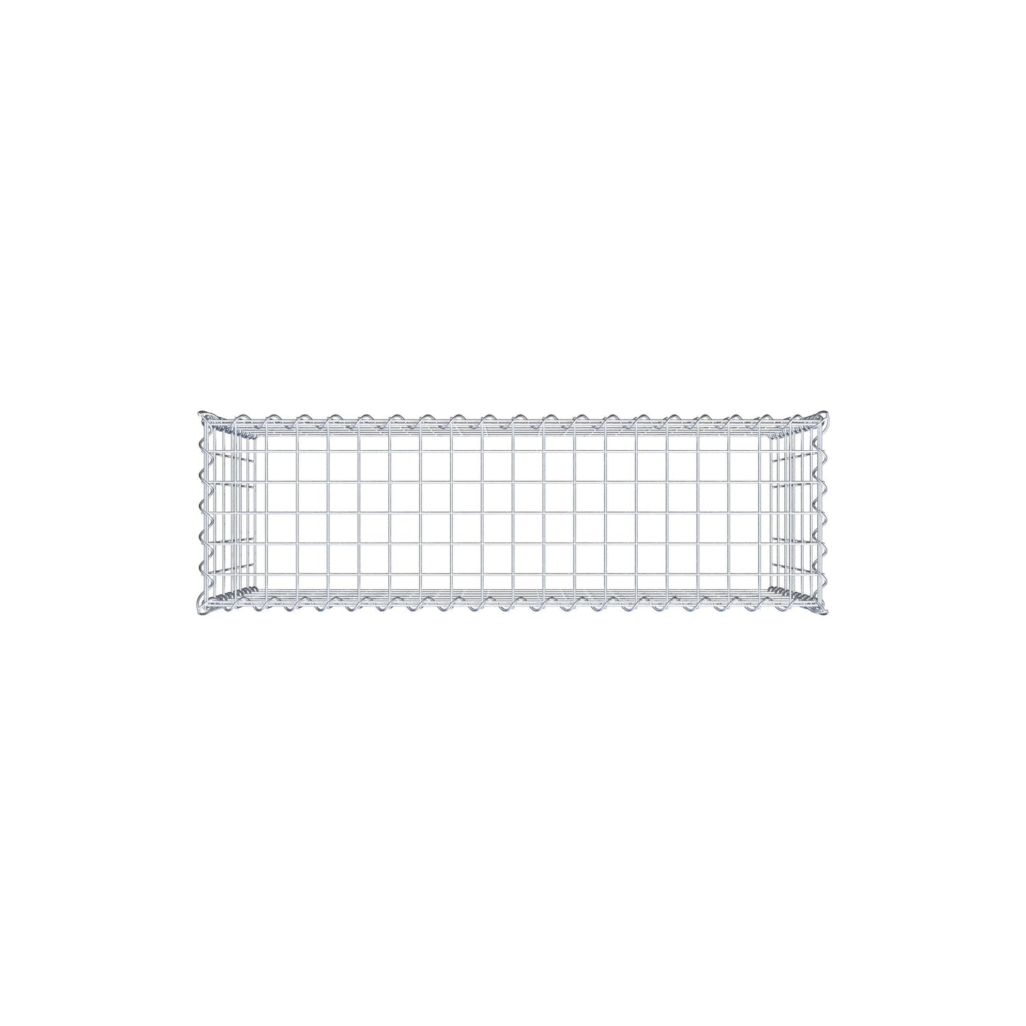 Gabbione aggiuntivo tipo 3 100 cm x 60 cm x 30 cm (L x A x P), maglia 5 cm x 10 cm, spirale