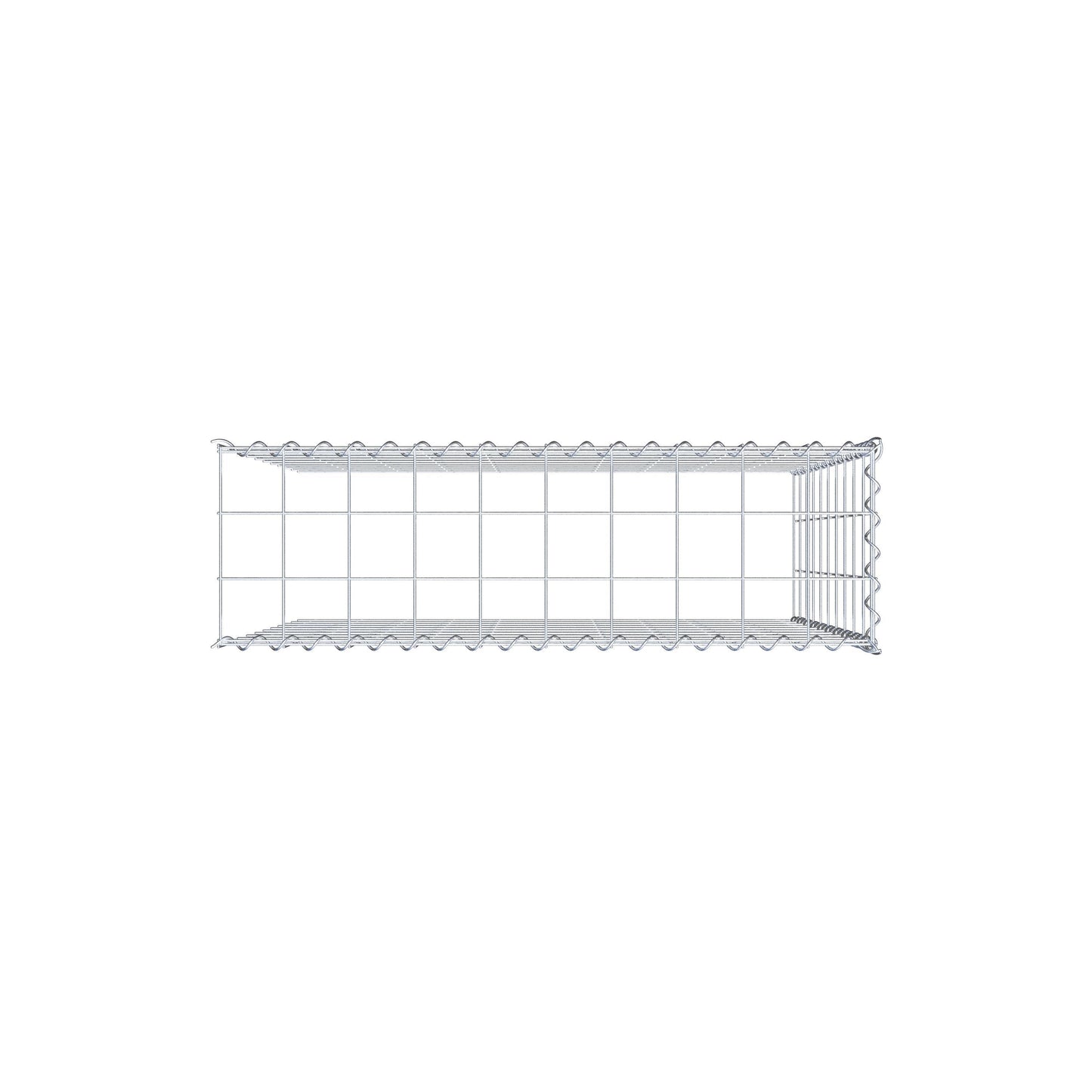 Gavión complementario tipo 4 100 cm x 100 cm x 30 cm (L x A x P), malla 10 cm x 10 cm, espiral