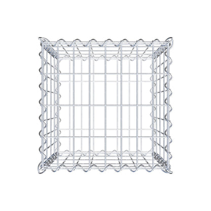 Gabione 40 cm x 40 cm x 40 cm (L x H x T), Maschenweite 5 cm x 10 cm, Spirale