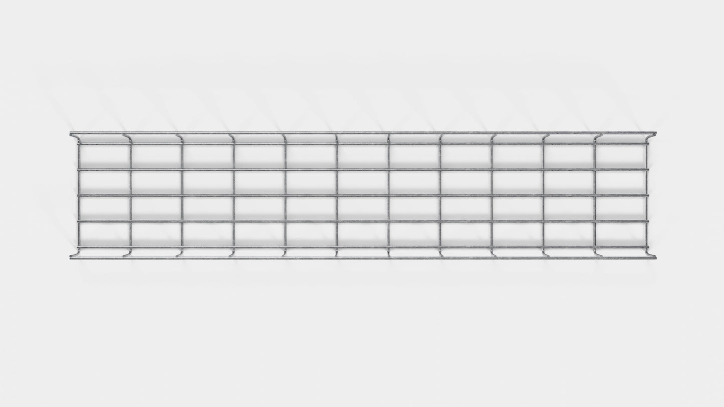 Rankgitter Höhe 110 cm, Tiefe 5 cm, Maschenweite 5 x 10 cm