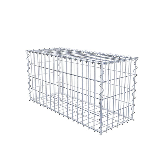 Gabion 80 cm x 40 cm x 30 cm (L x H x P), mailles 5 cm x 10 cm, spirale