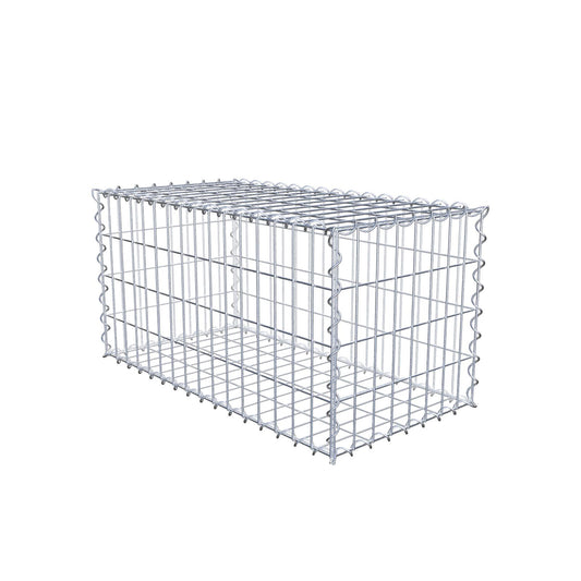Gabion 80 cm x 40 cm x 40 cm (L x H x D), maskstorlek 5 cm x 10 cm, spiral