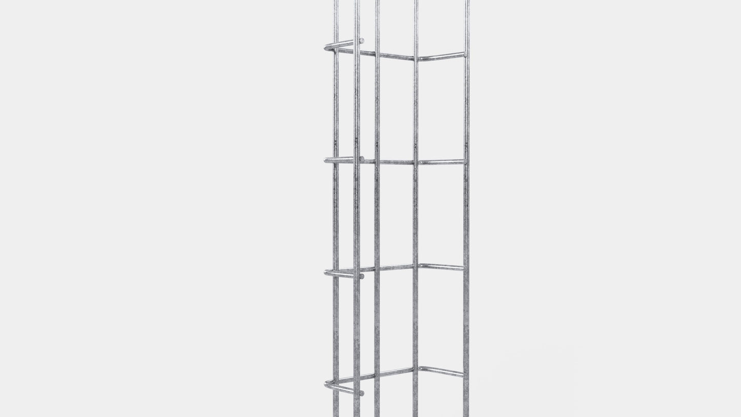 Rankgitter Höhe 110 cm, Tiefe 5 cm, Maschenweite 5 x 10 cm