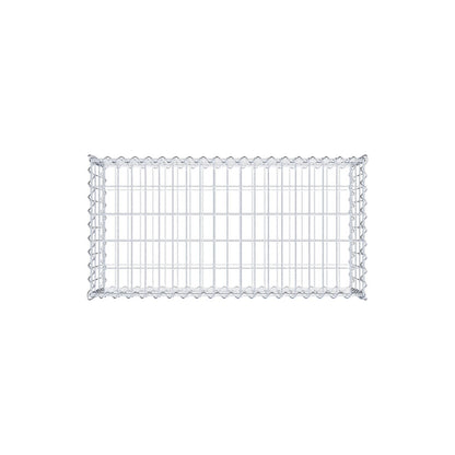 Gabion 100 cm x 30 cm x 50 cm (L x H x D), maskstorlek 5 cm x 10 cm, spiral