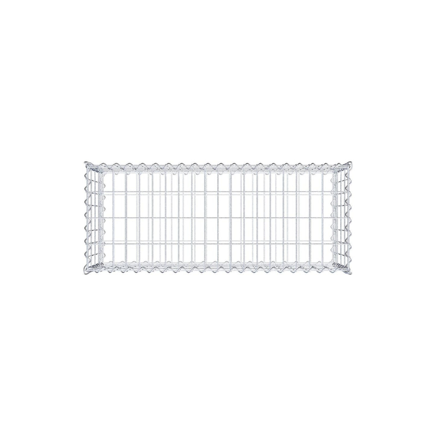 Gabion 100 cm x 40 cm x 40 cm (L x H x D), mesh size 5 cm x 10 cm, spiral