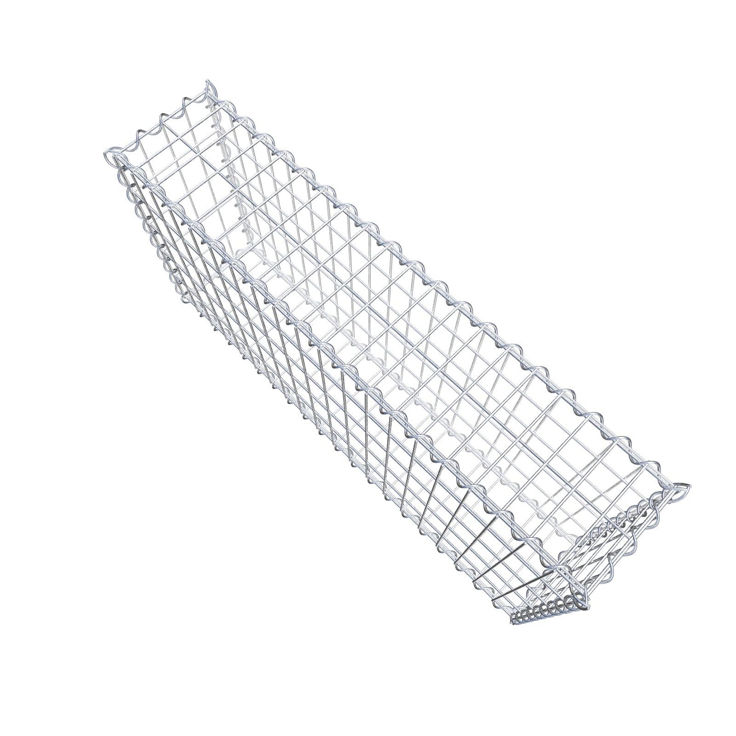 Gabion 100 cm x 50 cm x 20 cm (L x H x P), mailles 5 cm x 10 cm, spirale